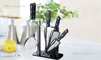 愛(ài)仕達(dá)不銹鋼廚具六件套 RDT06B1Q型號(hào)隔熱防燙刀具套裝，廚房必備利器